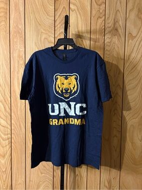 UNC Grandma Navy Graphic T-Shirt Large